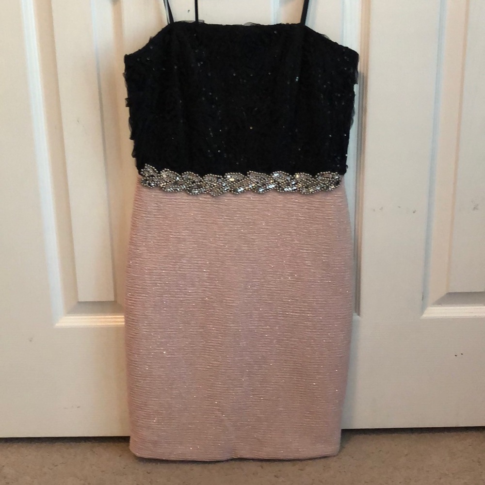Strapless homecoming dress